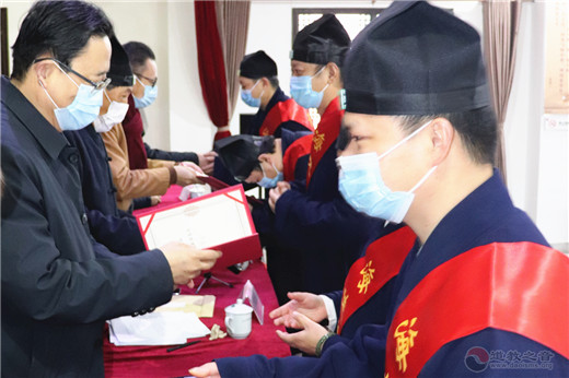 海峡道教学院举行2018级宫观管理专业毕业典礼