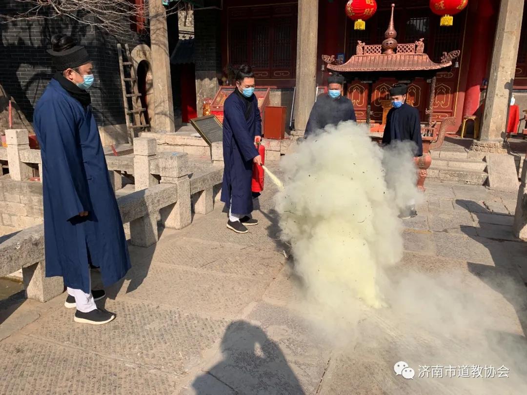 济南市道教协会检查督导各道教场所疫情防控常态化工作-道音文化