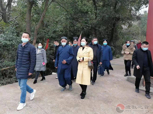 湖南省民宗委到湘潭天师宫检查指导疫情防控工作-道音文化