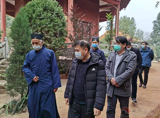 湖南省民宗委到湘潭天师宫检查指导疫情防控工作-道音文化