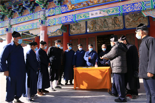 甘肃省平凉市、区道协开展2021春节前防疫及消防督导检查工作-道音文化