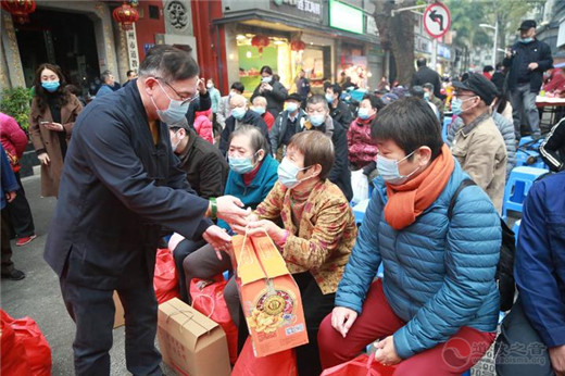 福州裴仙宫为贫困家庭帮扶助困新春送温暖-道音文化