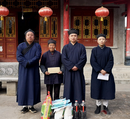 陕西省汉中市汉台区道教协会开展疫情防控安全检查及春节慰问-道音文化