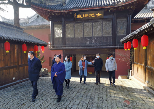 常州市经开区管委会副主任王文一督查白龙观春节前安全生产和疫情防控工作