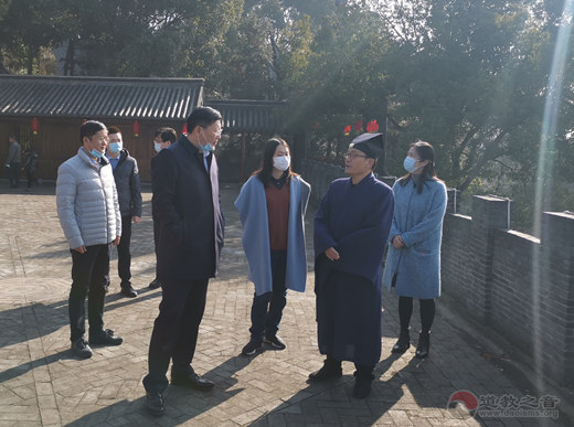 常州市经开区管委会副主任王文一督查白龙观春节前安全生产和疫情防控工作