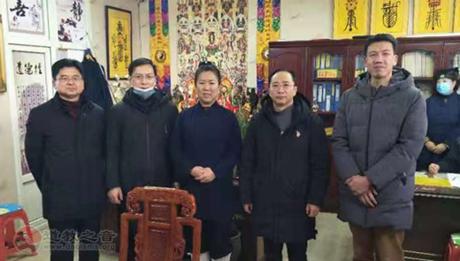 吉林省延边州委统战部调研指导延边州道协及延吉市玄妙观疫情防控工作