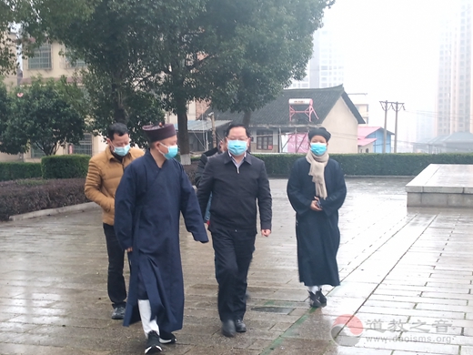 邵阳市民宗局党组书记马健强督导疫情防控和慰问市道协-道音文化