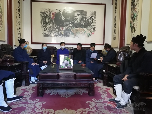 昆明市道教协会召开第四届六次常务理事会举行2020年度工作评先评优活动