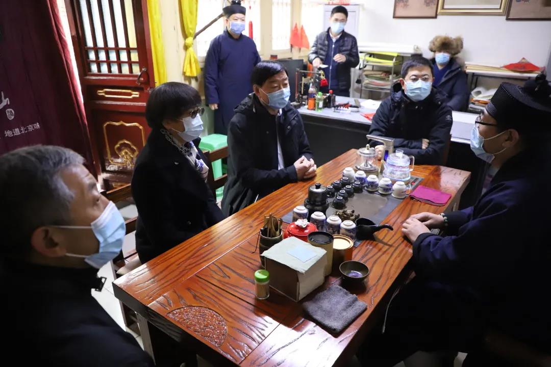 北京市民族宗教委主任到海淀区桃源观检查工作