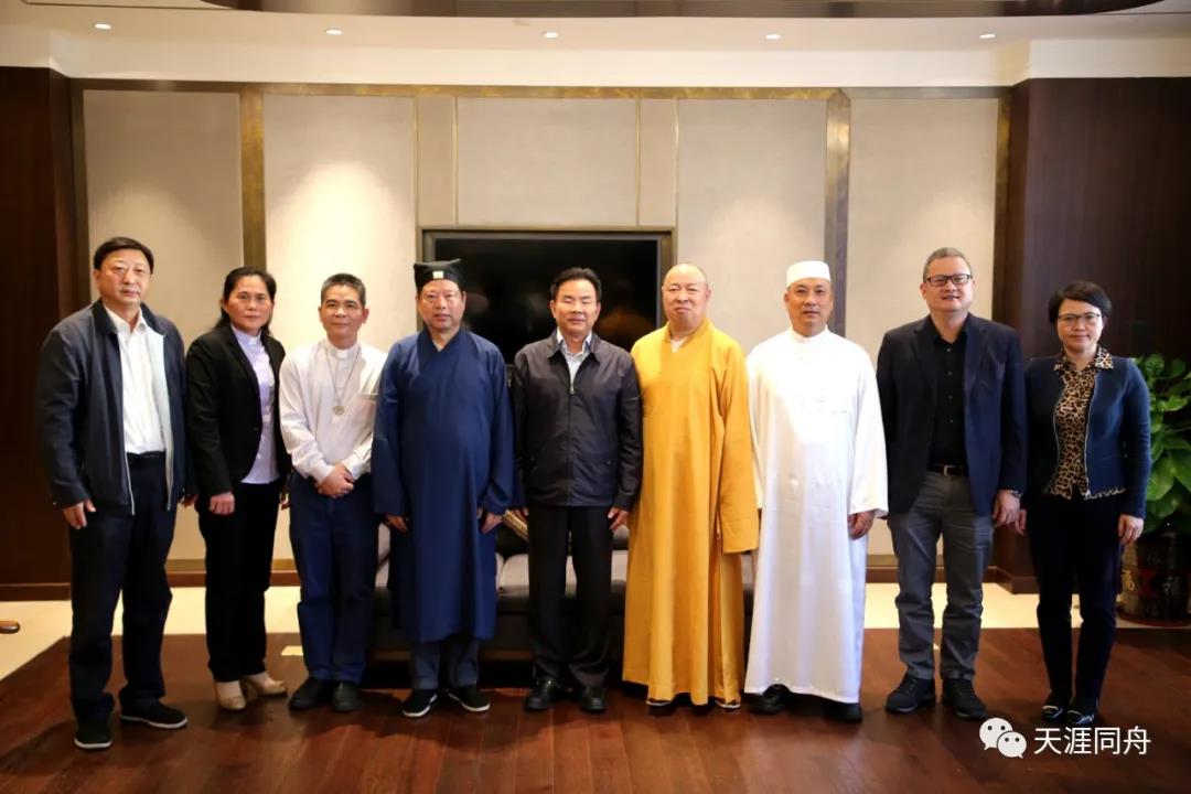 海南省委统战部领导慰问在琼港澳宗教界代表人士并座谈-道音文化