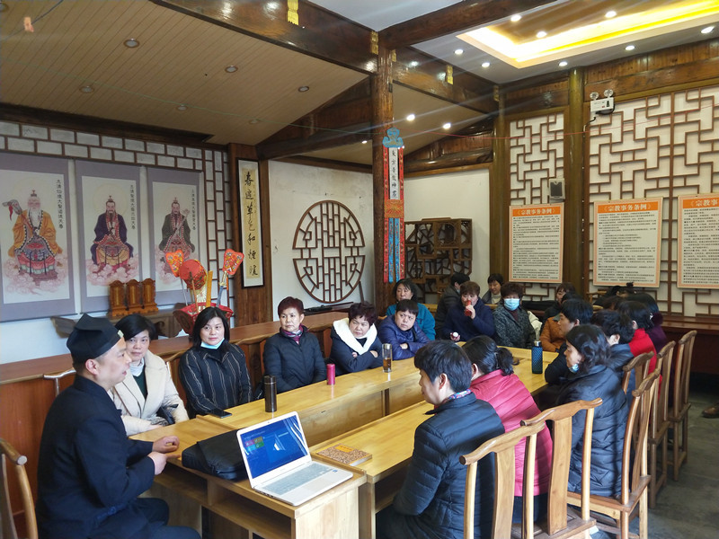 江苏省茅山居士团参访高港城隍庙-道音文化