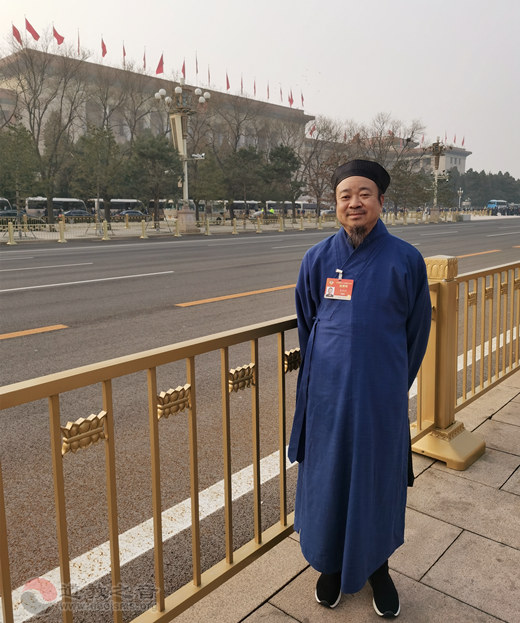 黄信阳道长参加全国政协十三届四次会议-道音文化