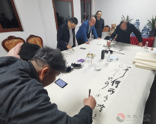 巴城书协年会暨石牌东岳庙书画笔会顺利举行