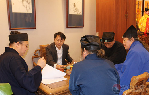 太原市道教协会在居贤观召开2021年度第一次会长会议