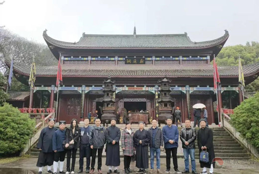 湖南省道教协会会长黄至安方丈一行赴株洲、岳阳、湘潭三地基层道协宫观调研-道音文化