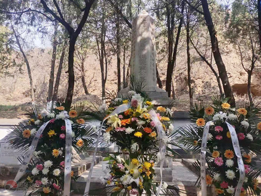 河北省保定道教界清明赴晋察冀烈士陵园祭扫缅怀革命先烈