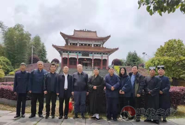 湖南省道教协会黄至安会长到怀化基层道协宫观调研-道音文化