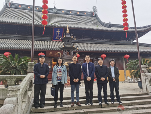 江苏省道教协会秘书长凡东伟一行到苏州玄妙观调研-道音文化