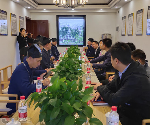 赣州市委统战部尹林春一行到瑞金市道教协会调研