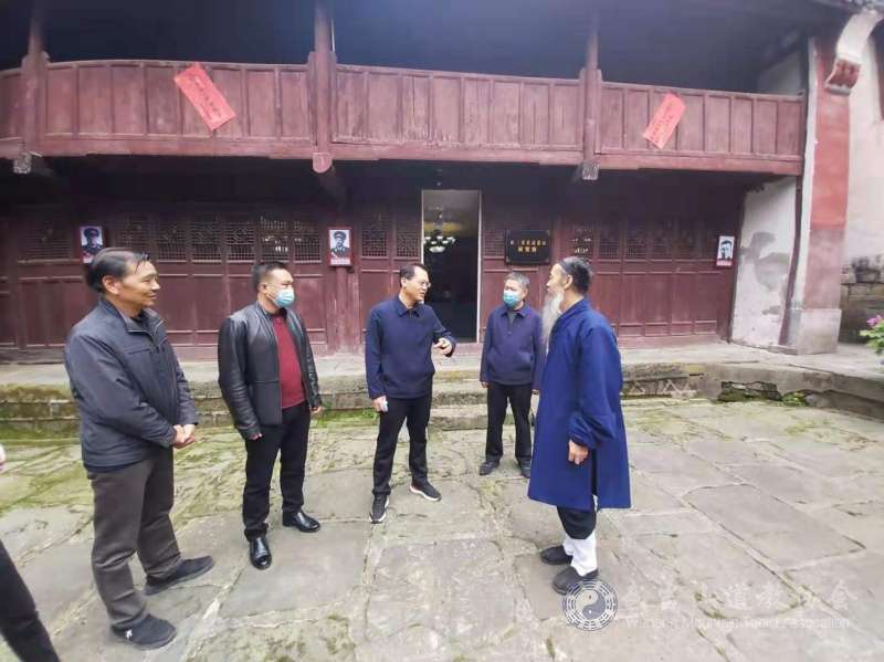 湖北省十堰市委常委、宣传部长吴烨赴紫霄宫调研爱国主义教育基地工作-道音文化