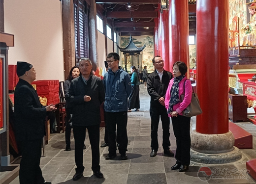 沈阳市人大常委会委员郑继俊一行到苏州玄妙观考察-道音文化