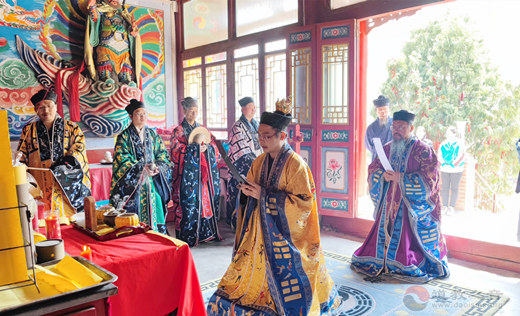 辽宁省龙潭山龙华宫举行张礼矩道长羽化十周年纪念活动-道音文化