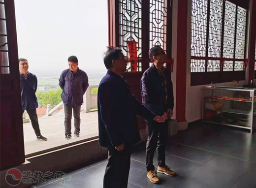 江苏省民宗委宗教一处三级调研员凡东伟一行赴南京方山洞玄观调研-道音文化