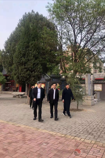 聊城市委统战部副部长、民宗局局长辛刚英一行到临清市泰山行宫碧霞元君祠调研-道音文化
