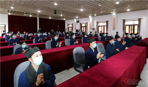 海峡道教学院举行辛丑科(2021级)本科班开学典礼-道音文化