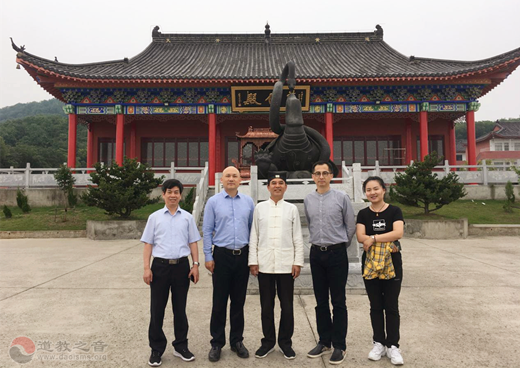 江苏省民宗委宗教一处处长刘克元一行赴方山洞玄观调研-道音文化