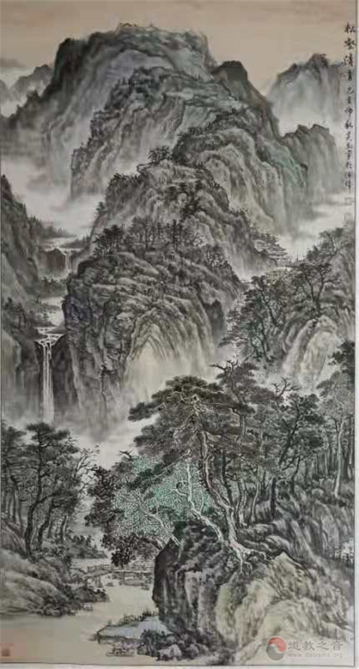 道教书画人物清谦道人吴玉