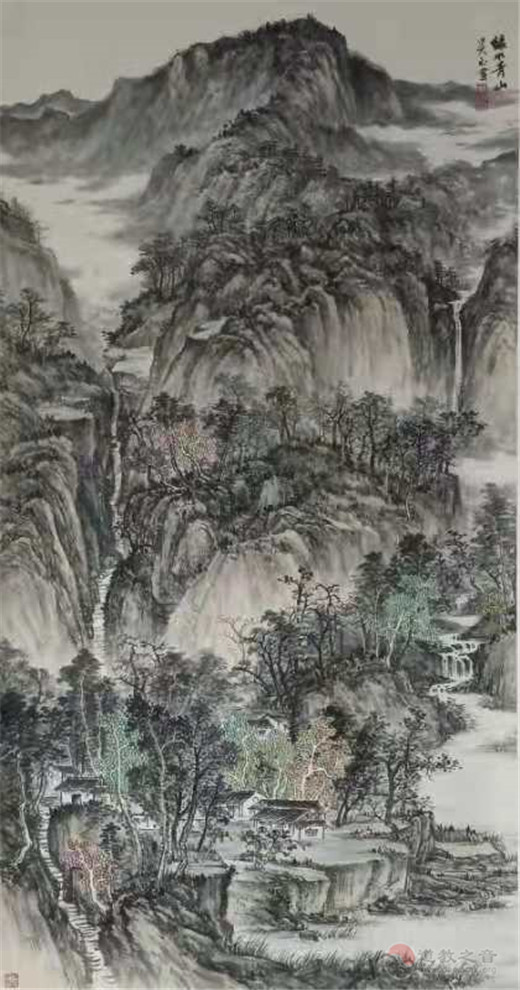 道教书画人物清谦道人吴玉