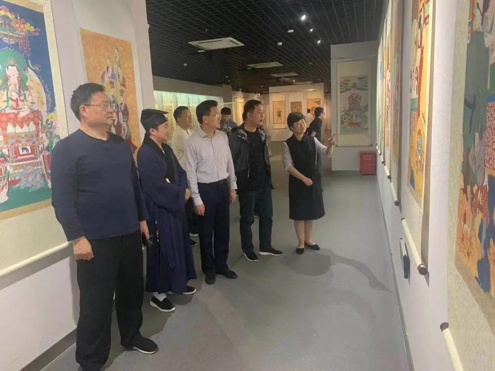 道教神仙画展在茅山开幕