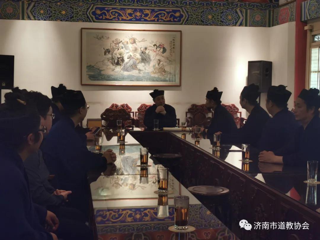 山东省济南市道教协会拜会西安八仙宫