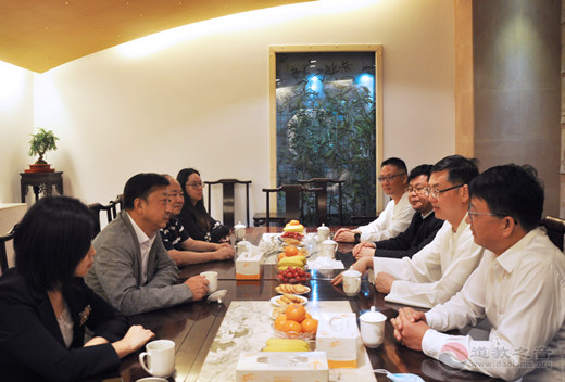 海南省委统战部副部长、省台办主任刘耿一行到上海城隍庙参访交流-道音文化
