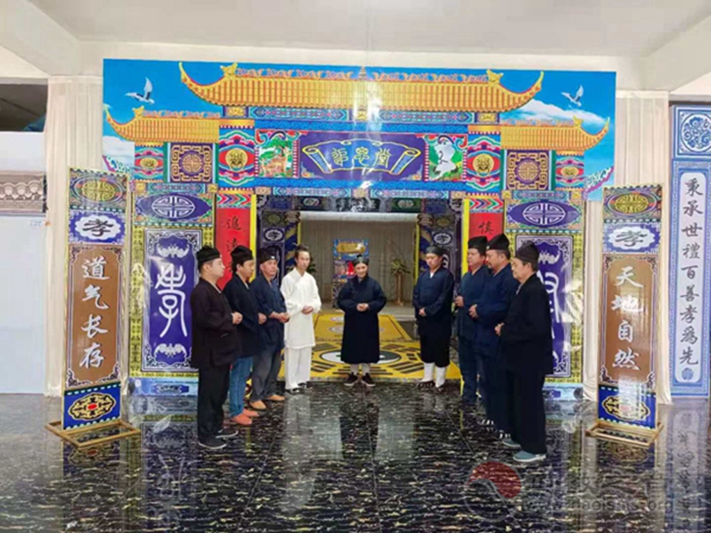 湖南道教界悼念上法下融任大仙师羽化登真-道音文化