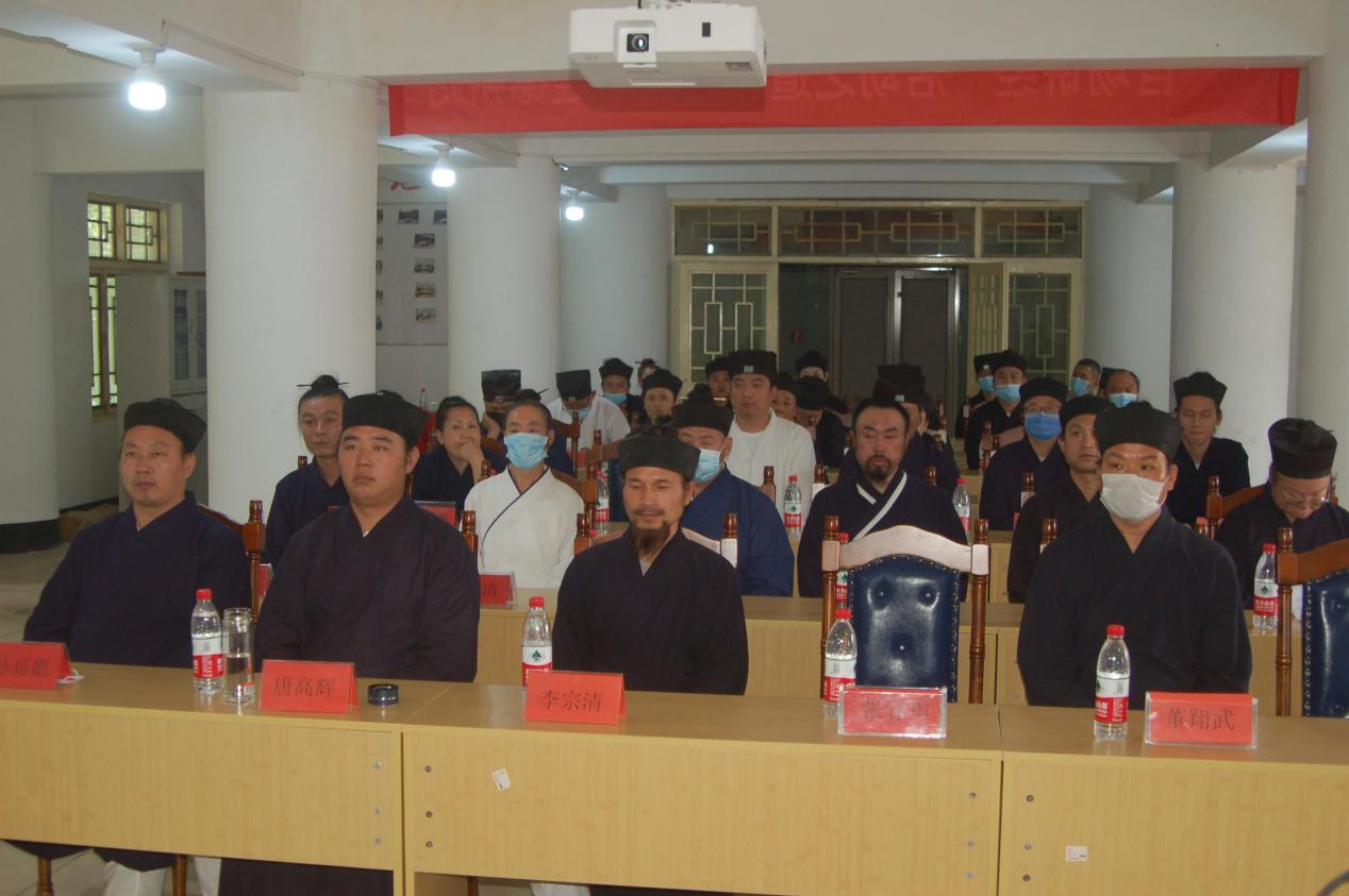 山东省道教协会庆祝中国共产党建党100周年巡回讲经活动在德州宁津县李满碧霞祠举行-道音文化