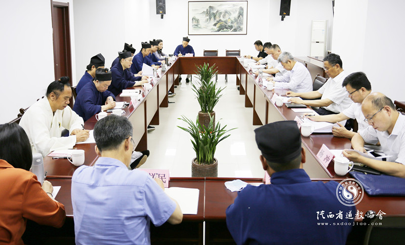 陕西省委常委、统战部部长徐新荣到省道教协会视察调研