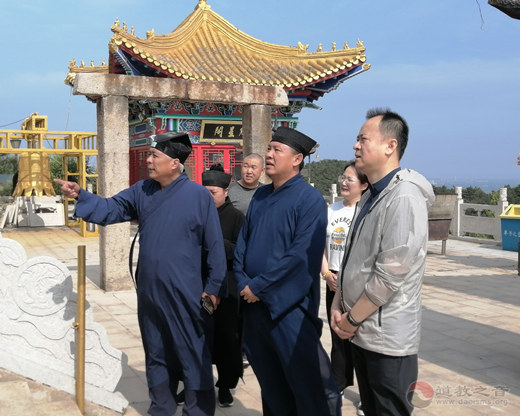 秦皇岛市抚宁区委常委、统战部长刘昕视察天马山玄真观