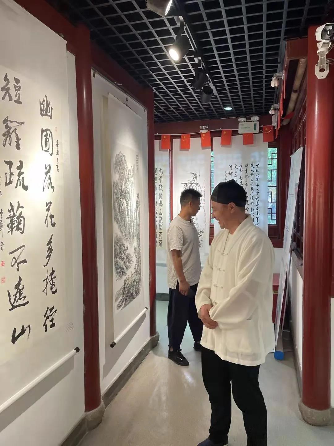 上海市道教协会举办“四史”“三爱”主题书画展