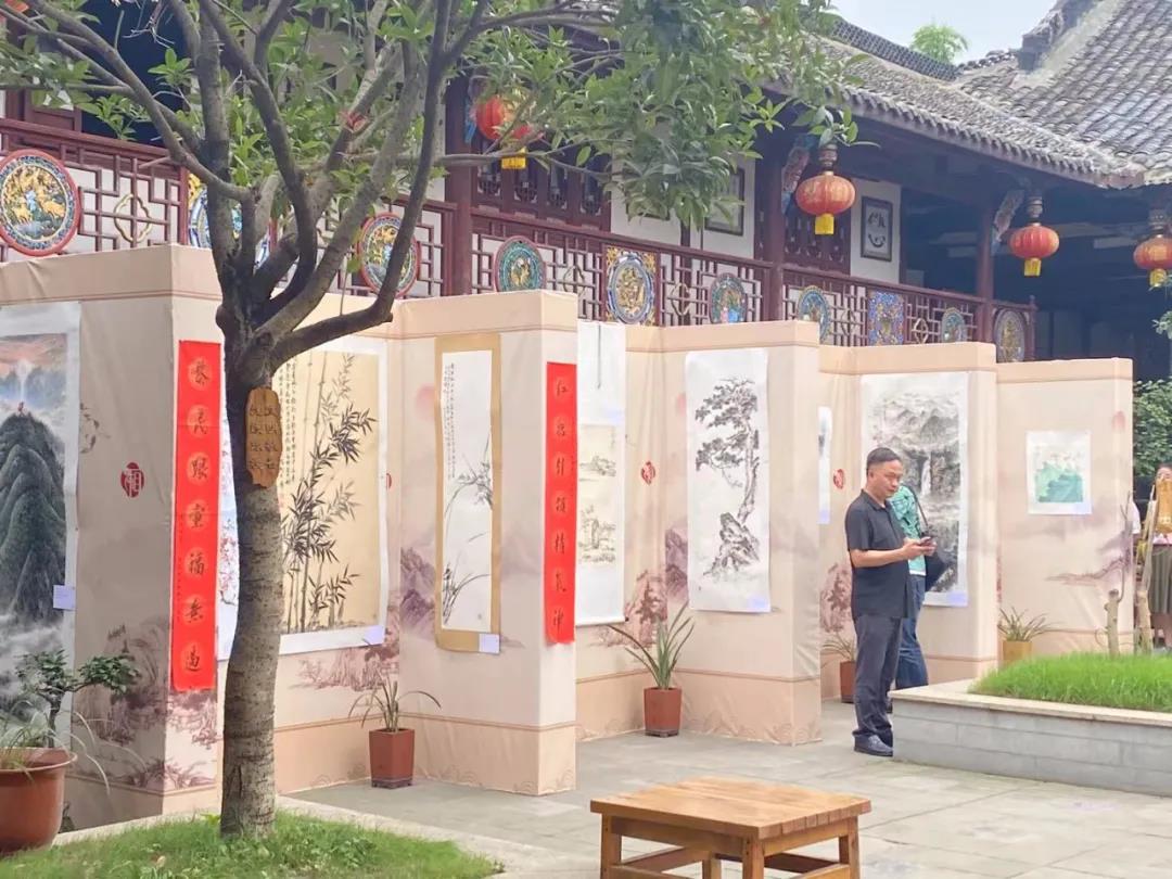 成都市道教协会庆祝中国共产党成立100周年系列活动之青白江区三清观书画作品展成功举办