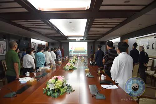 中国道教协会积极组织收看庆祝中国共产党成立100周年大会直播