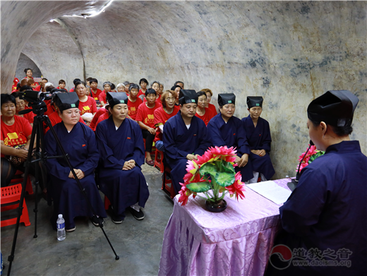 河南省辉县市道教协会举办“三爱”“四史”主题玄门讲经讲道活动