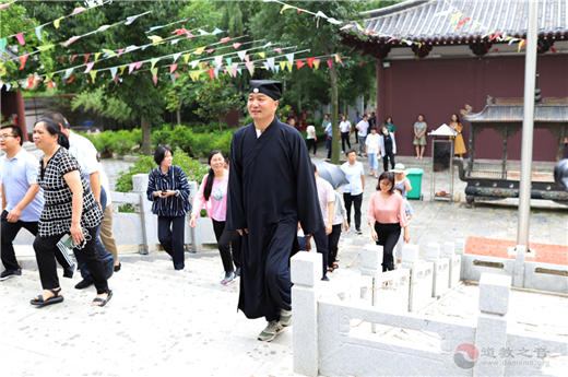 山东省临沂党外干部培训班学员参访临沂三官庙普法宣传教育基地-道音文化