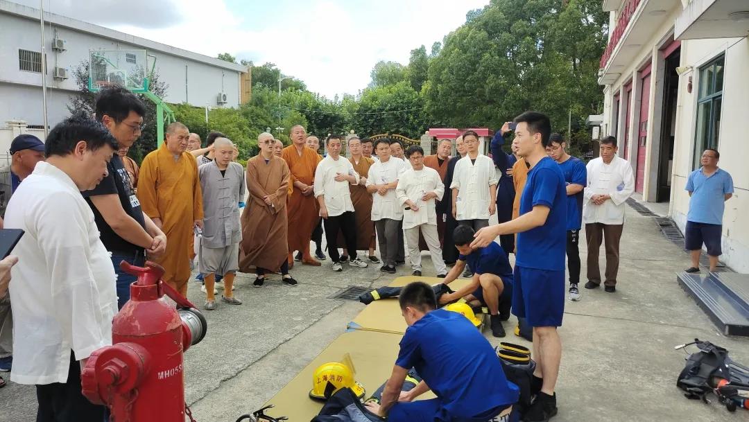 上海市闵行区开展宗教活动场所消防安全培训演练-道音文化