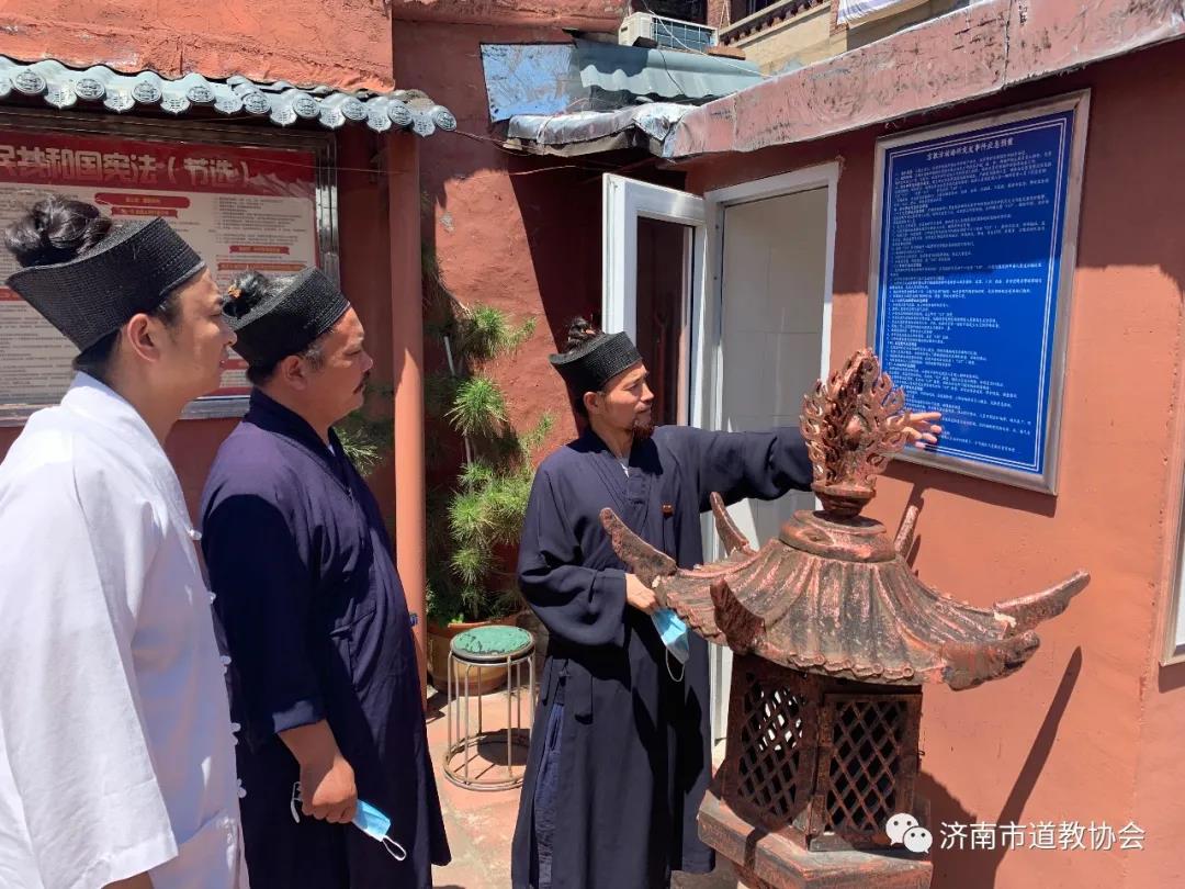 济南市道教协会检查督导各道教活动场所汛期安全消防防疫常态化工作-道音文化