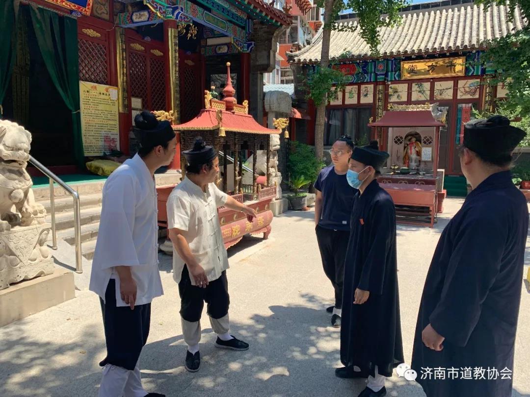 济南市道教协会检查督导各道教活动场所汛期安全消防防疫常态化工作-道音文化