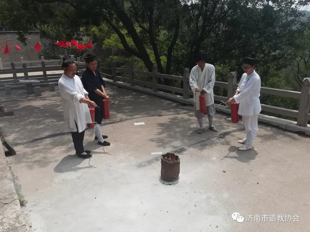 济南市道教协会检查督导各道教活动场所汛期安全消防防疫常态化工作-道音文化