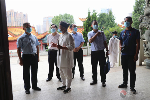 邵阳市委组织部长、统战部长王永红检查玉清宫疫情防控工作-道音文化