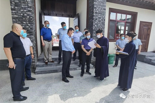 吉林省长春市委统战部副部长石作选一行到长乐宫进行安全生产检查-道音文化